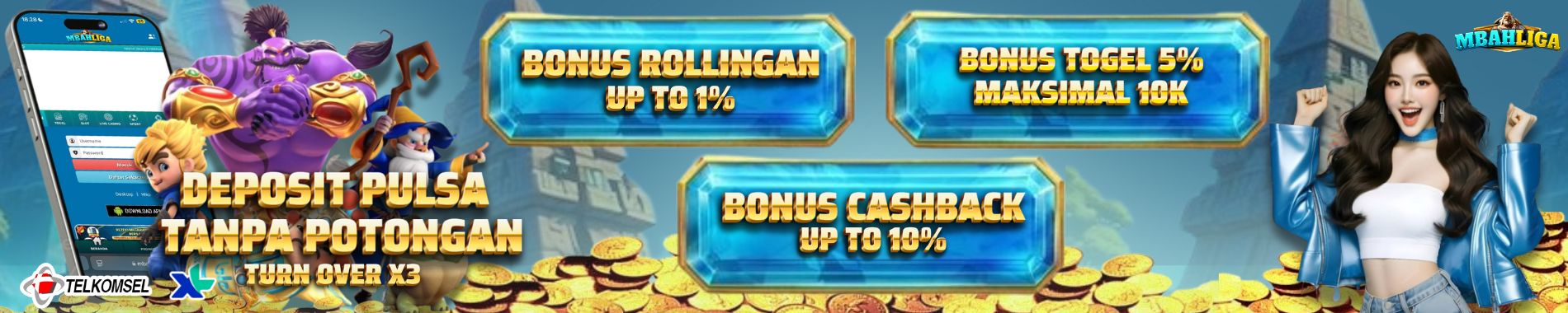 Mbahliga | Situs Slot Gacor & Togel Deposit Pulsa Tanpa Potongan Terpercaya